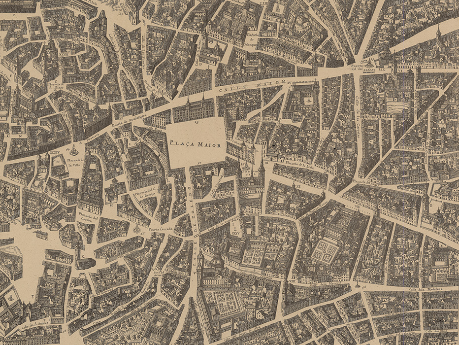 Plano Texeira de Madrid