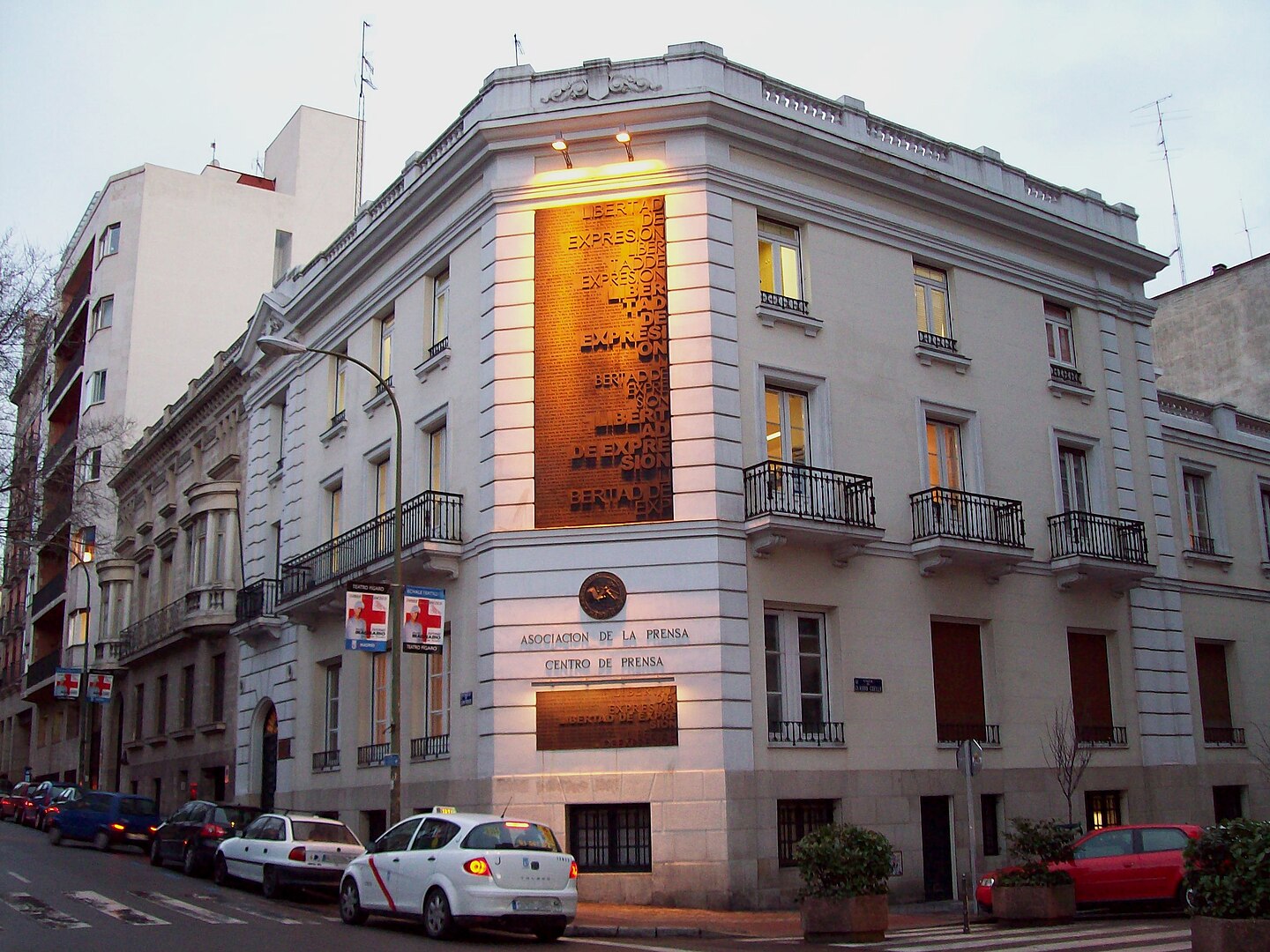 Palacete de Teresa Laffitte, actual sede de la Asociación de la Prensa de Madrid