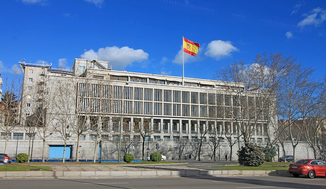 Sede del Estado Mayor de la Defensa, fachada principal
